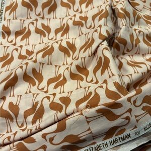 Elizabeth Hartman Bird Pattern Fabric